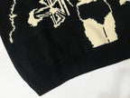ER* Cole Buxton Black Knit Sweater