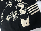 ER* Cole Buxton Black Knit Sweater