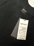 ER* Cole Buxton Black Knit Sweater
