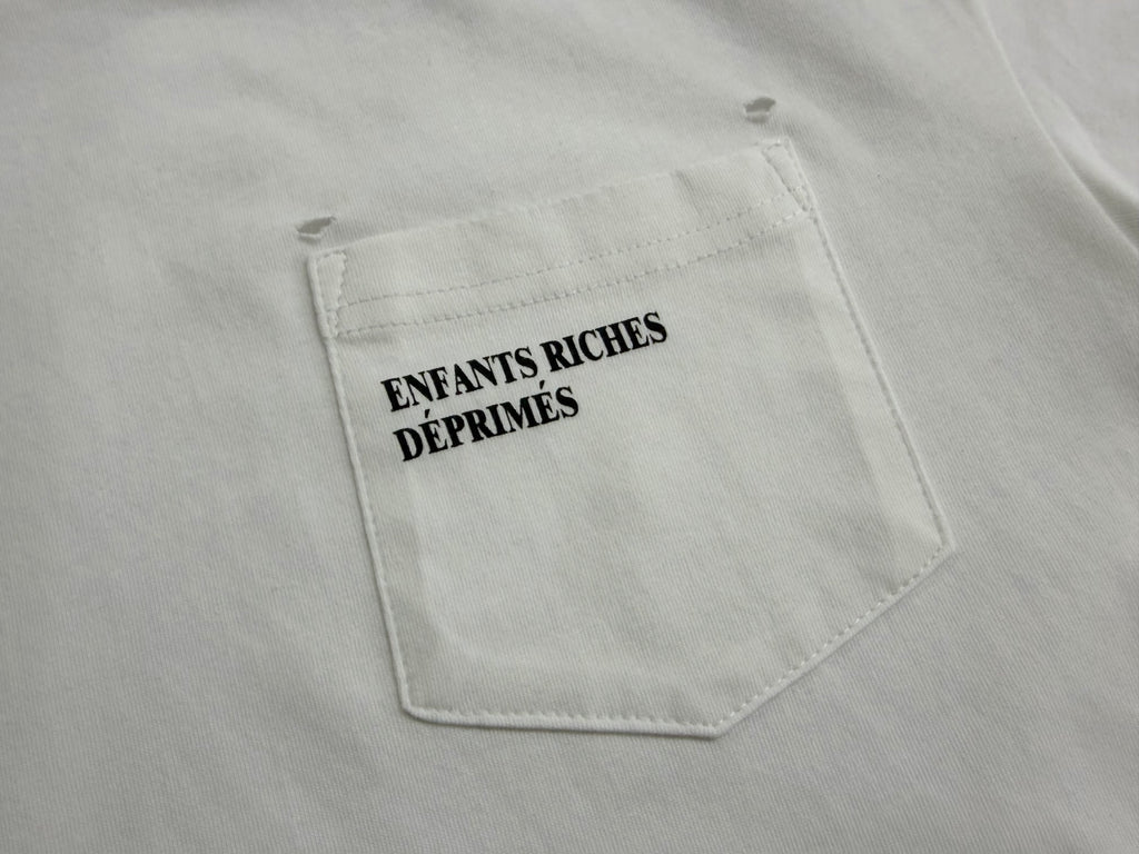 ER* Typography Logo Pocket White T-Shirt™