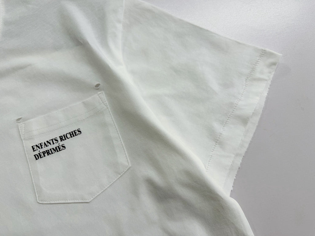 ER* Typography Logo Pocket White T-Shirt™