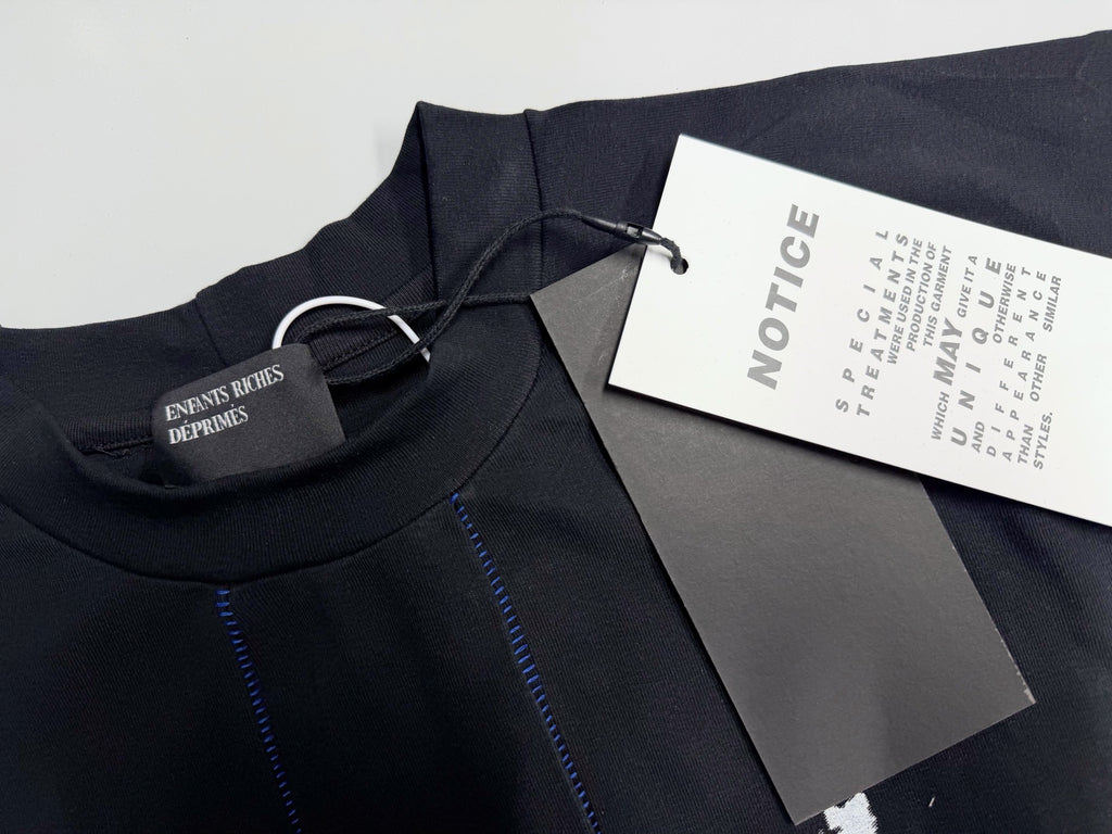 ER* Anton/Hopper Assemblage Raglan Faded Black T-Shirt™