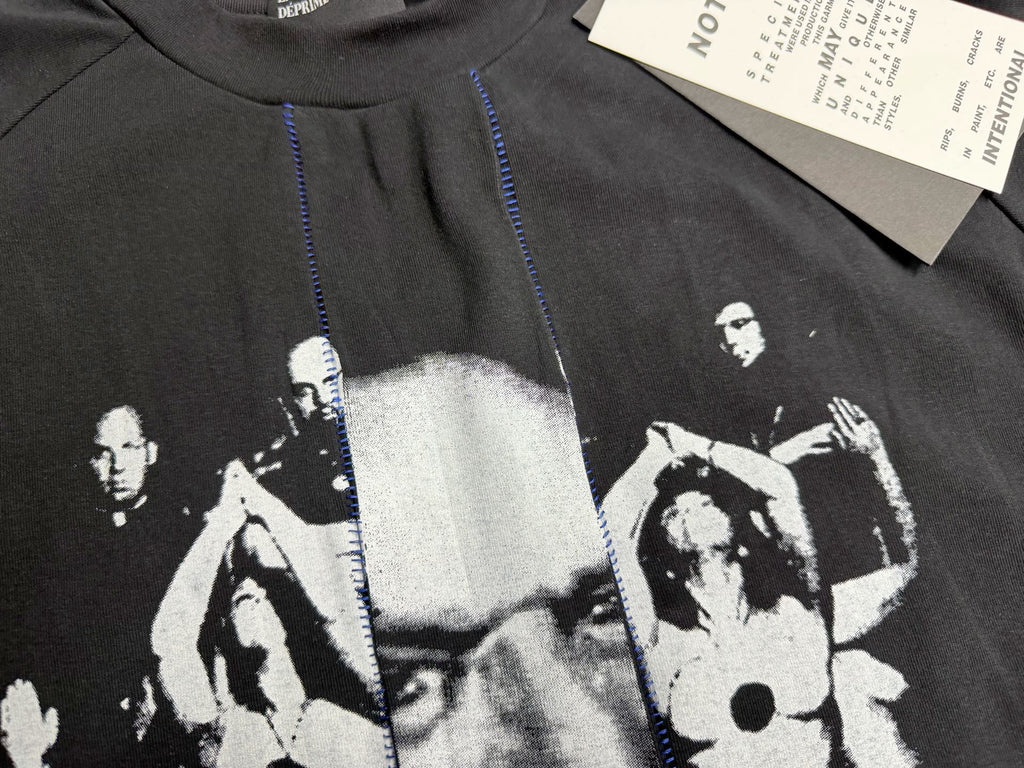 ER* Anton/Hopper Assemblage Raglan Faded Black T-Shirt™