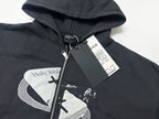 ER* Holy Bible Assemblage Black Baggy Zip Hoodie™