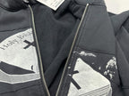 ER* Holy Bible Assemblage Black Baggy Zip Hoodie™