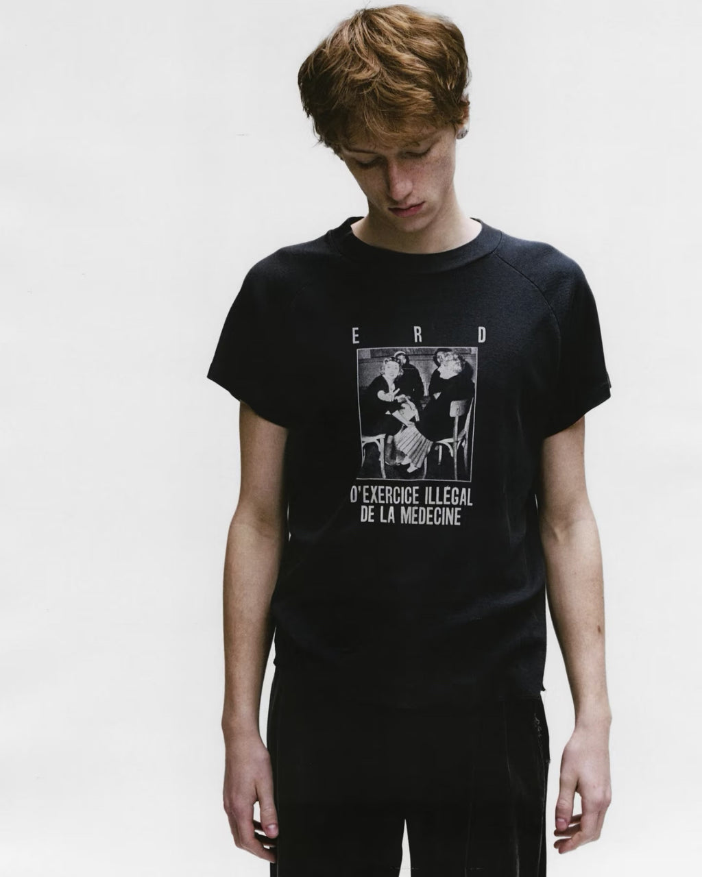 ER* Medicine Raglan Black T-Shirt™