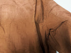 ER* Distressed Cotton-Canvas Brown Trucker Jacket™