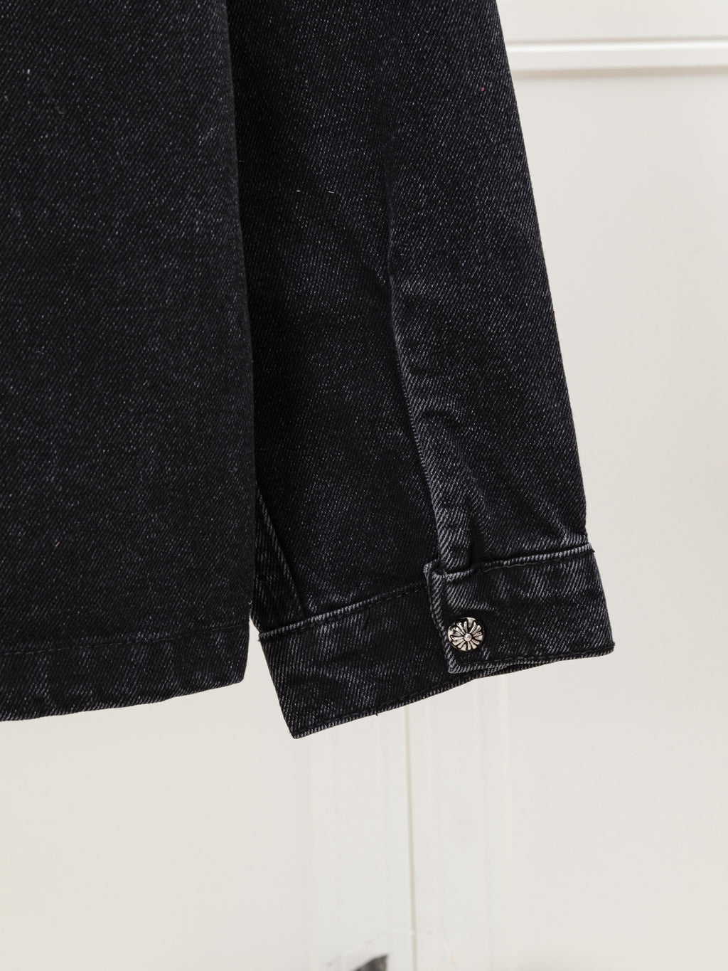 Multi Color Crosses Black Denim Jacket™