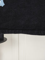 Multi Color Crosses Black Denim Jacket™
