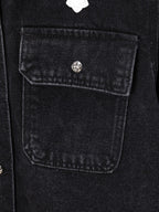 Multi Color Crosses Black Denim Jacket™