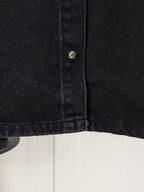 Multi Color Crosses Black Denim Jacket™