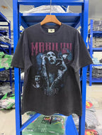 M. Manson Faded Black T-Shirt™