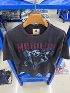 M. Manson Faded Black T-Shirt™