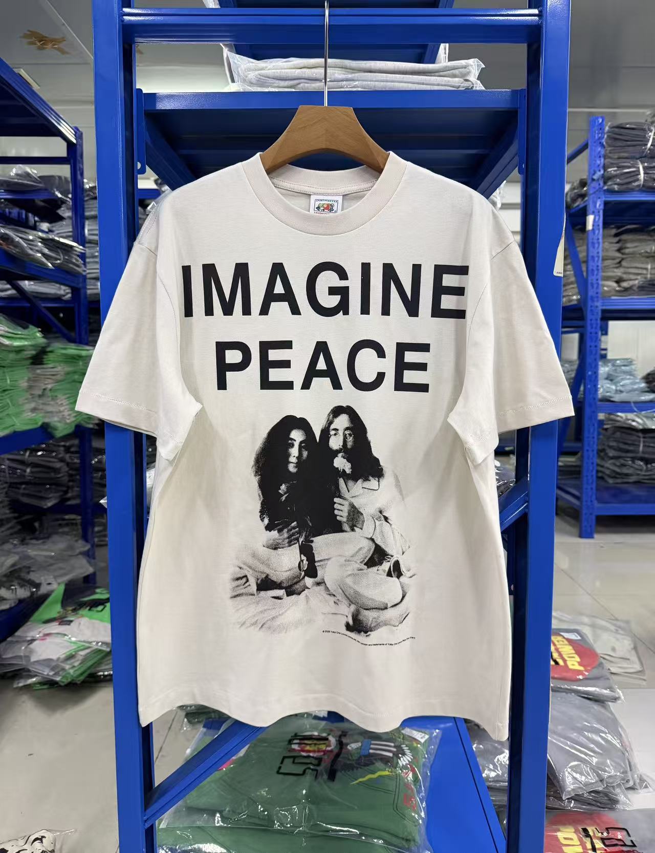 SNT Mxxxxxx Imagine Peace White T-Shirt™