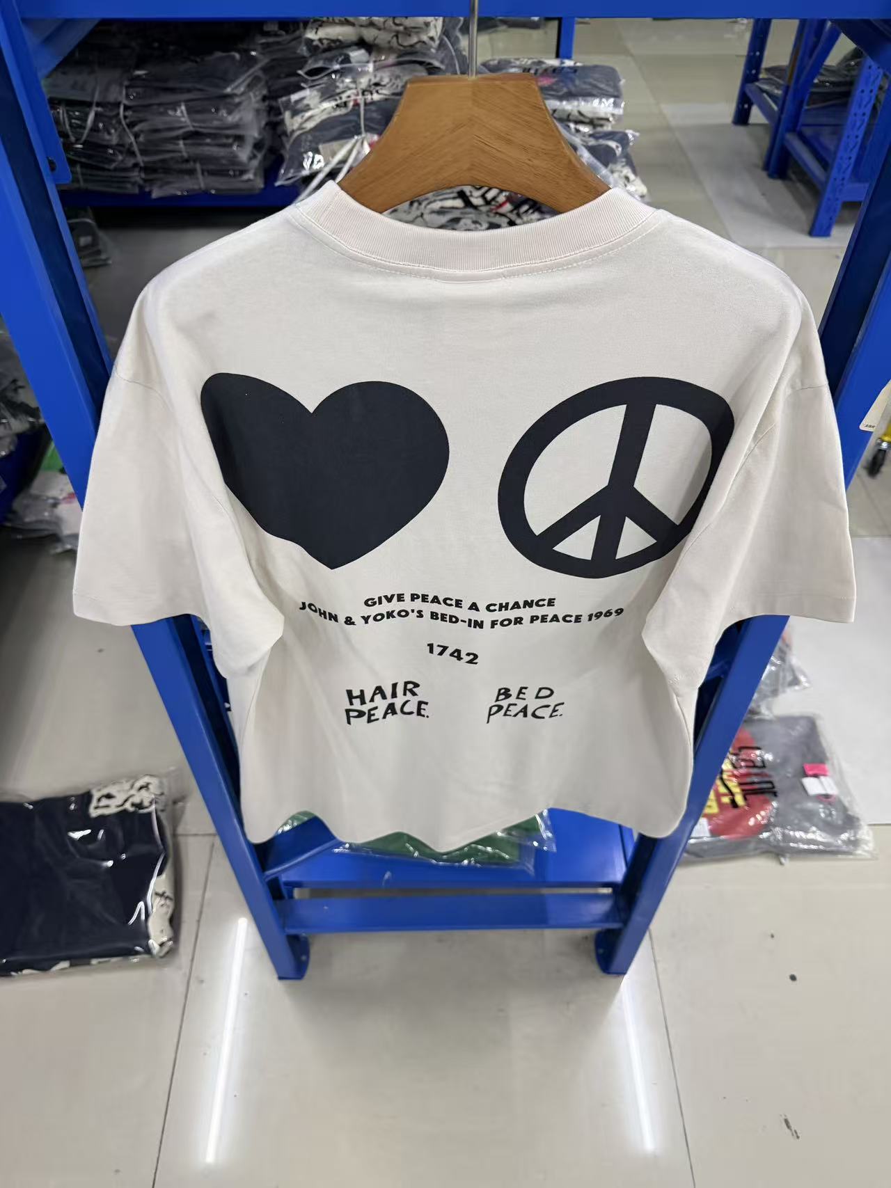 SNT Mxxxxxx Imagine Peace White T-Shirt™