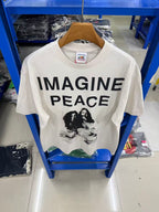 SNT Mxxxxxx Imagine Peace White T-Shirt™