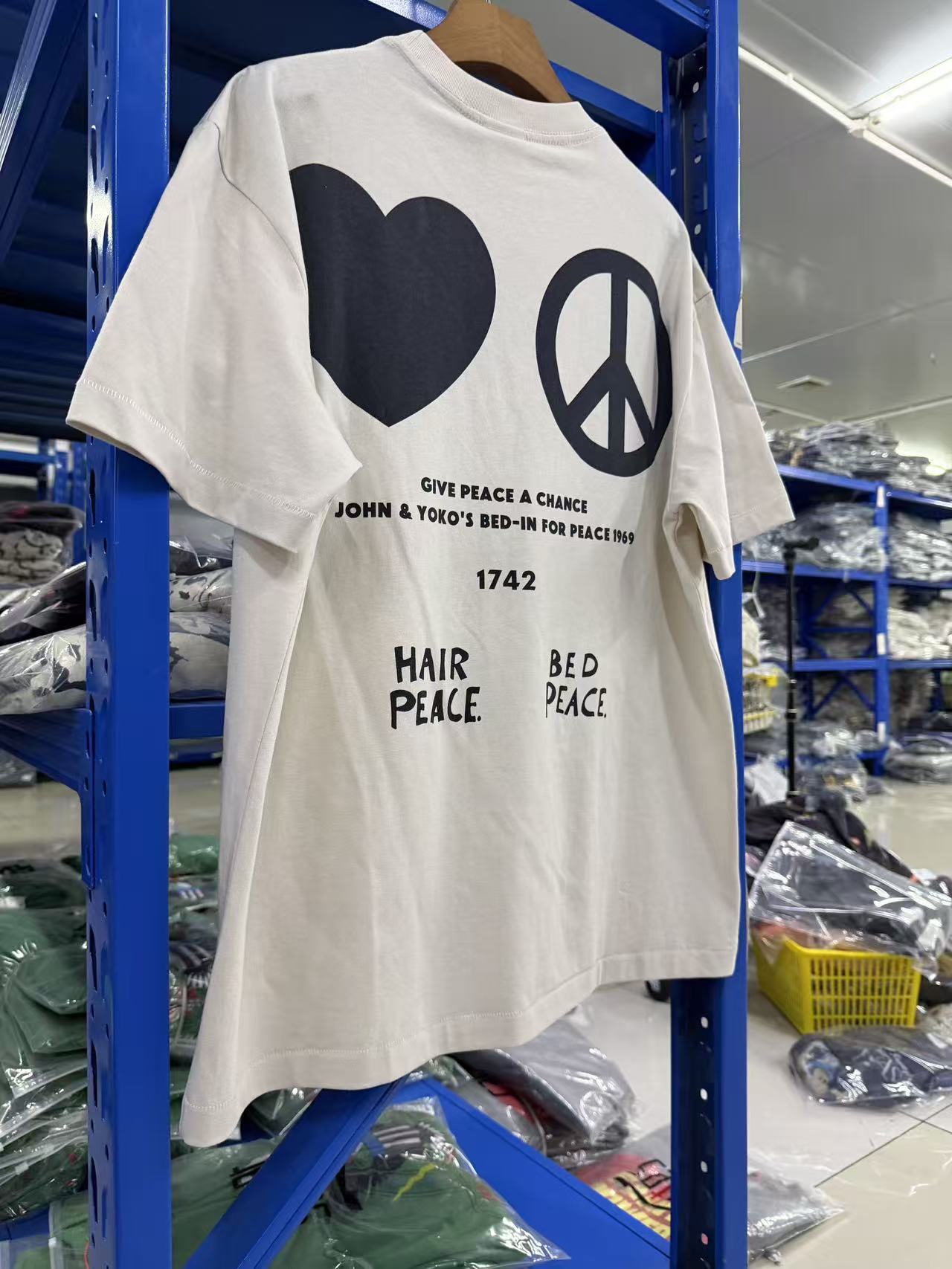 SNT Mxxxxxx Imagine Peace White T-Shirt™