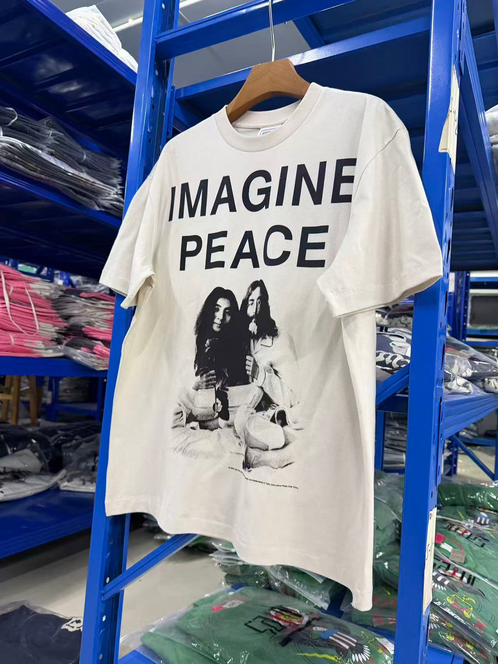 SNT Mxxxxxx Imagine Peace White T-Shirt™