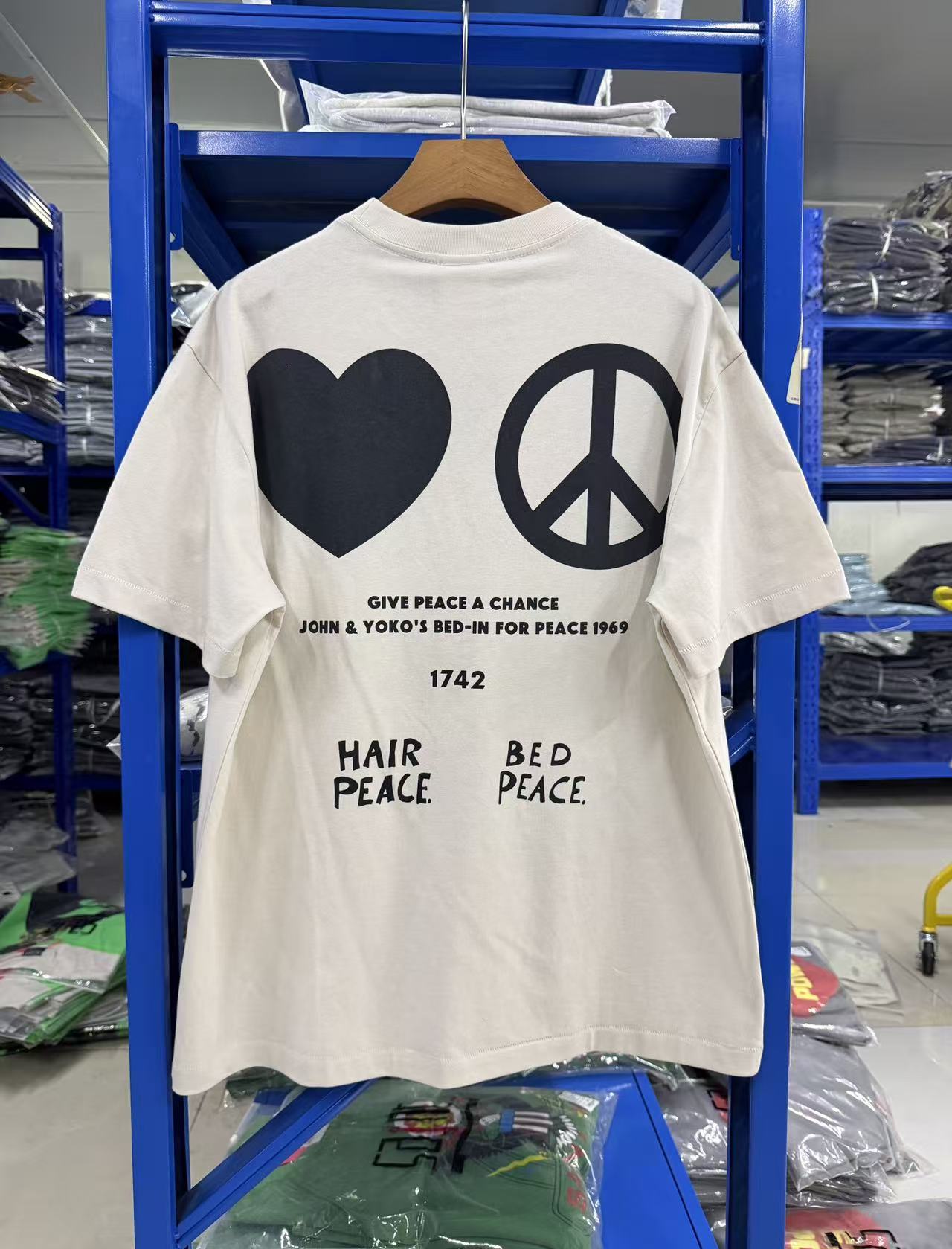 SNT Mxxxxxx Imagine Peace White T-Shirt™