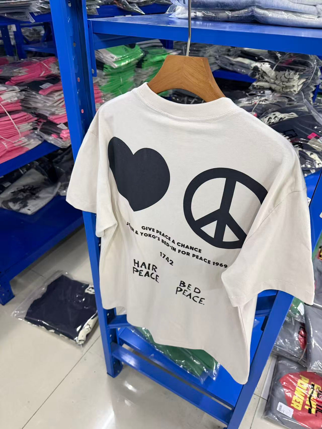 SNT Mxxxxxx Imagine Peace White T-Shirt™