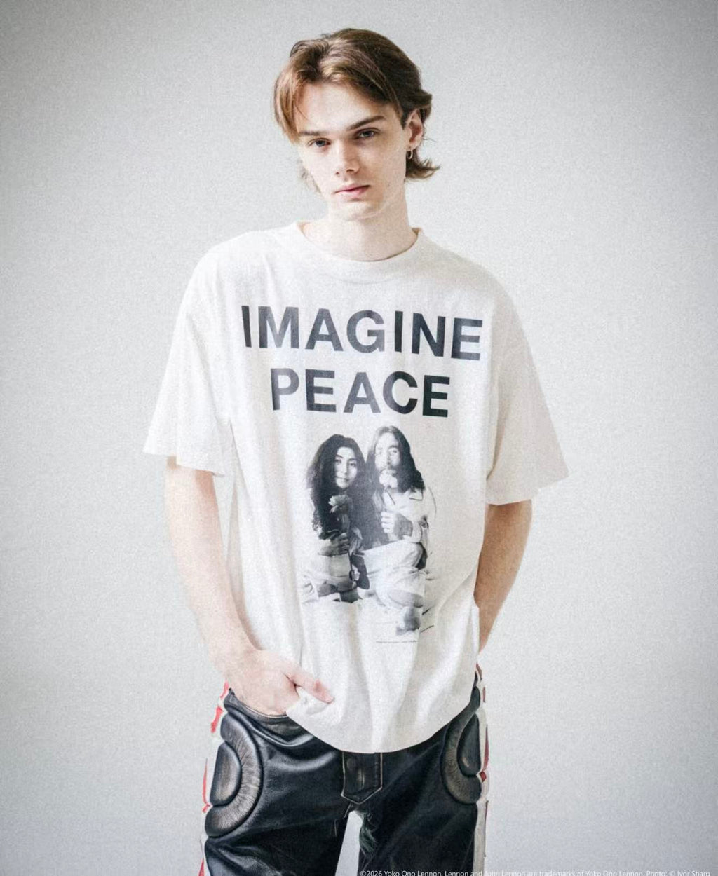 SNT Mxxxxxx Imagine Peace White T-Shirt™
