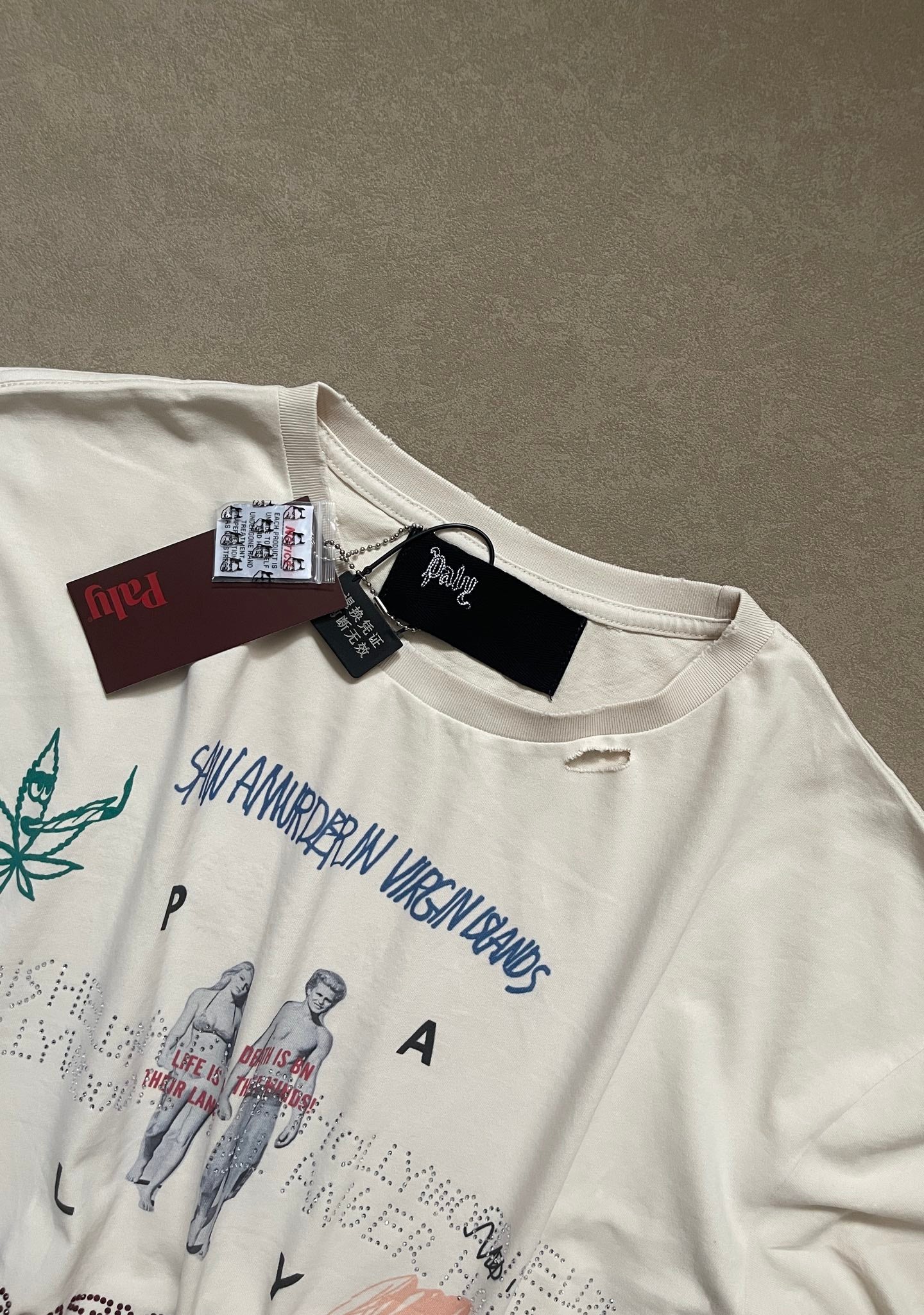 Paly Hllywd Bad Luck White T-Shirt™