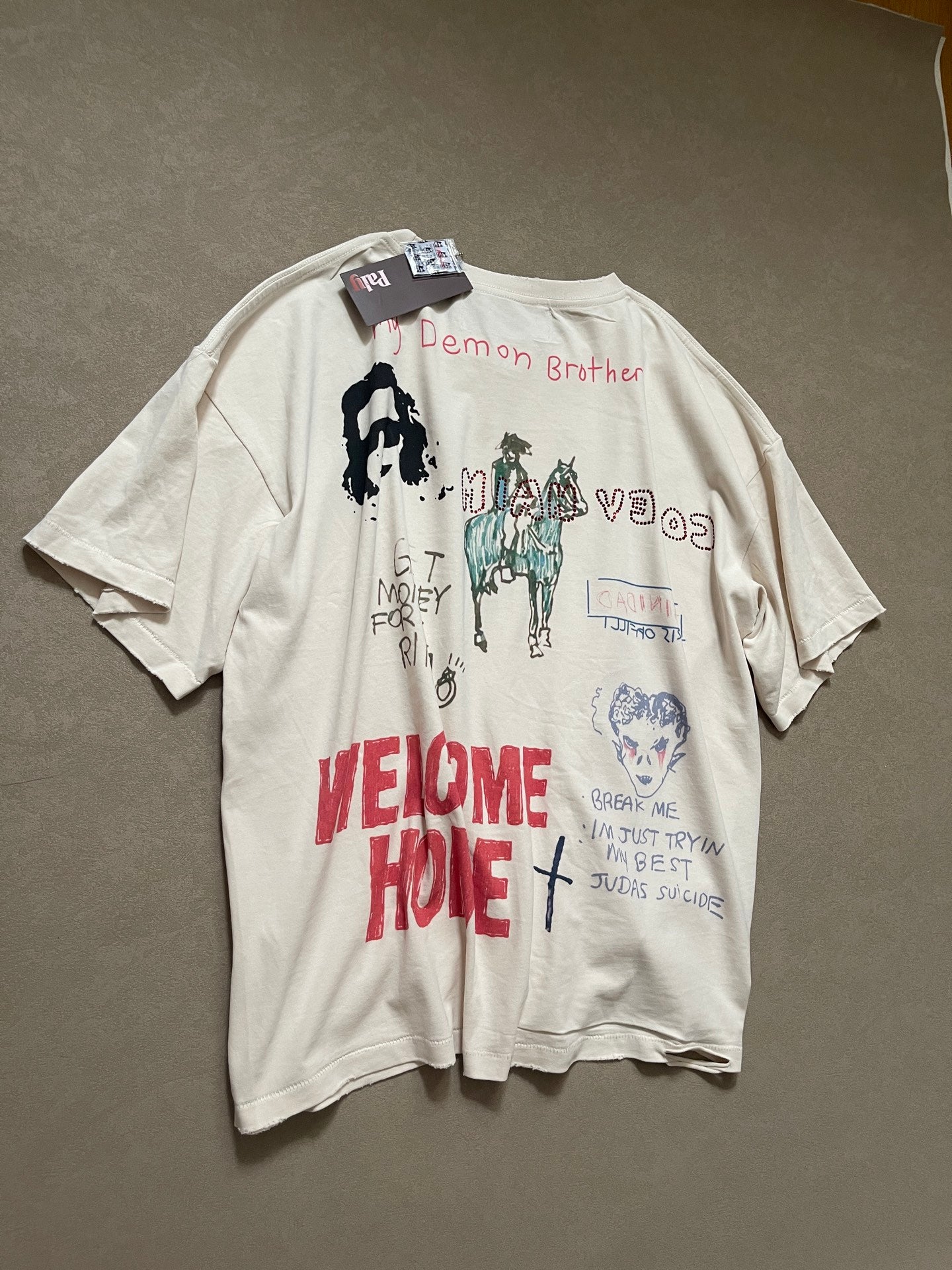 Paly Hllywd Bad Luck White T-Shirt™