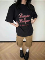 Mrtne Rose Bumper to Bumper Black T-Shirt™
