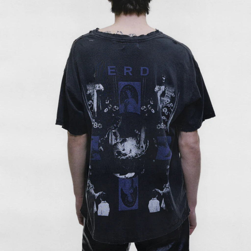 ER* Bunny Girl Faded Black T-Shirt™