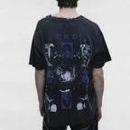 ER* Bunny Girl Faded Black T-Shirt™