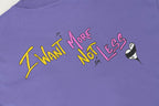 Script Graphic Pocket Purple T-Shirt™
