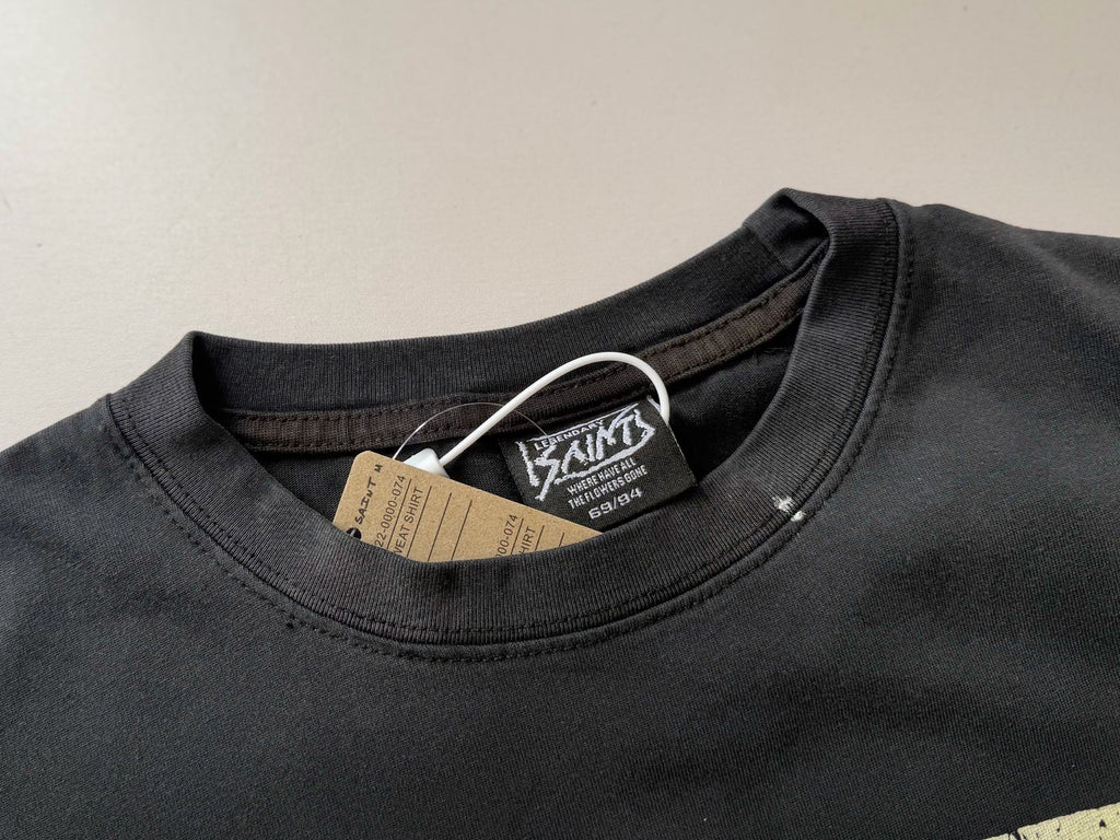 SNT Mxxxxxx Death Note Faded Black T-Shirt™