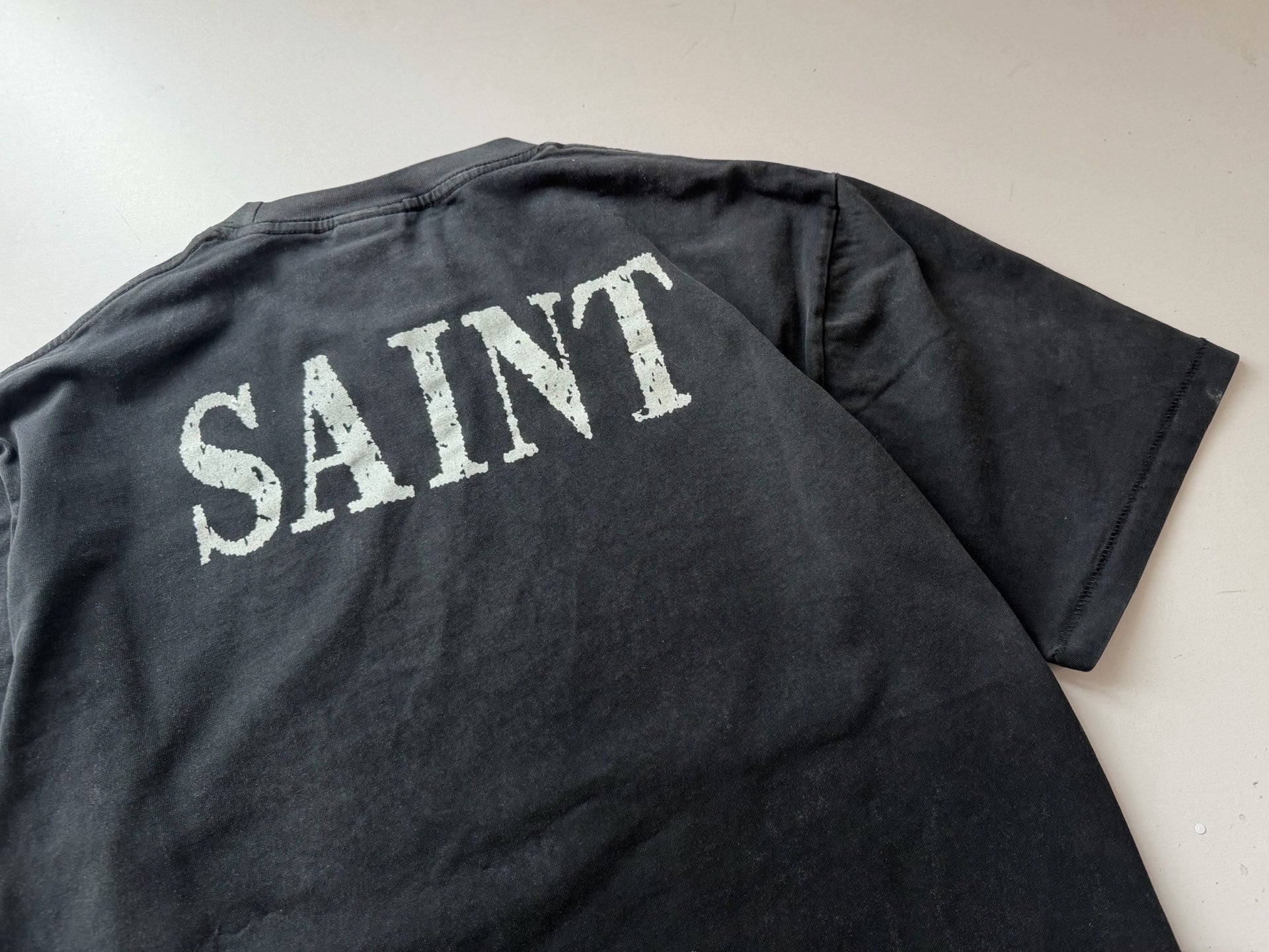 SNT Mxxxxxx Death Note Faded Black T-Shirt™
