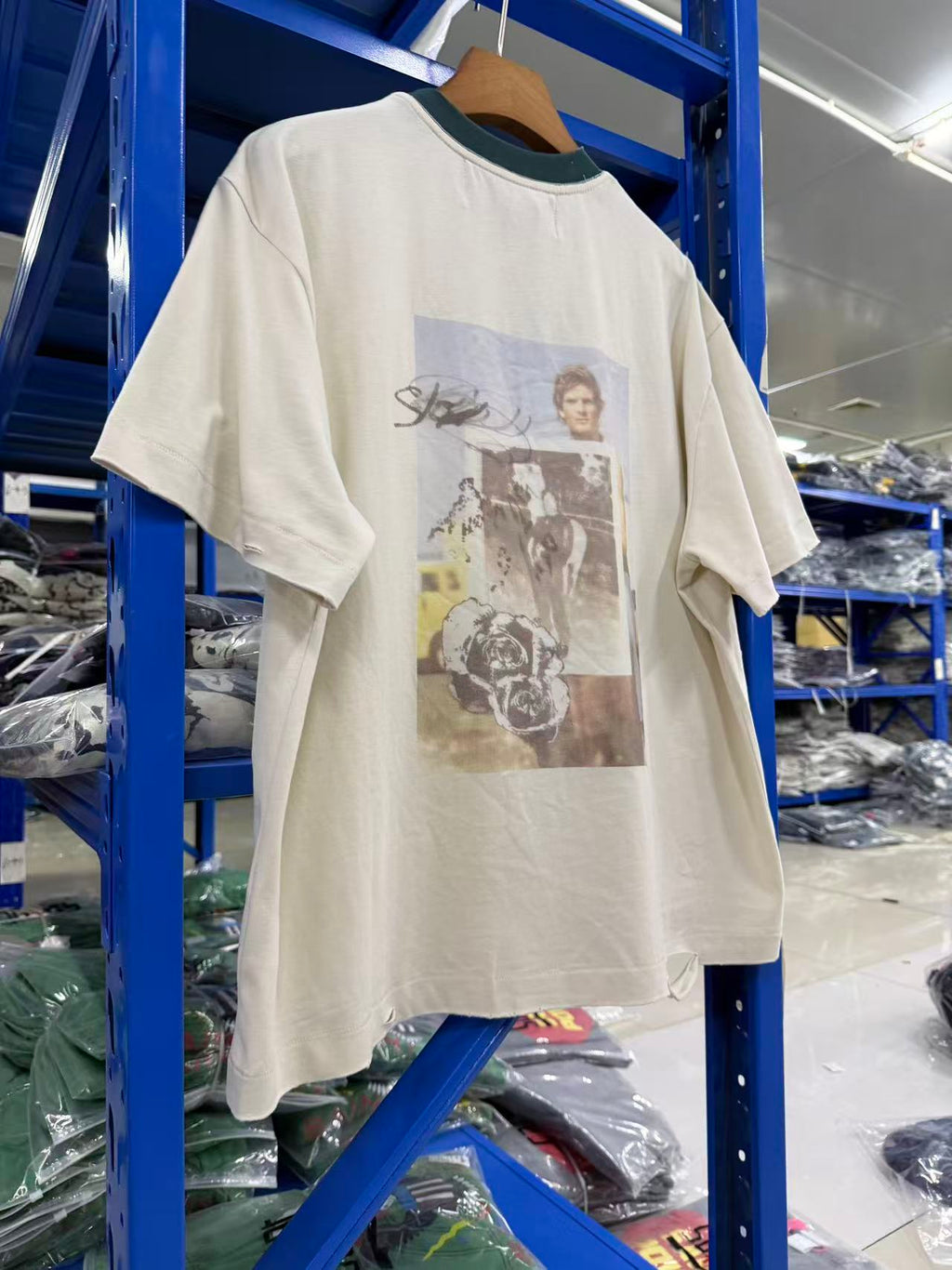 Paly Hllywd Back to Life Ringer Washed White T-Shirt™