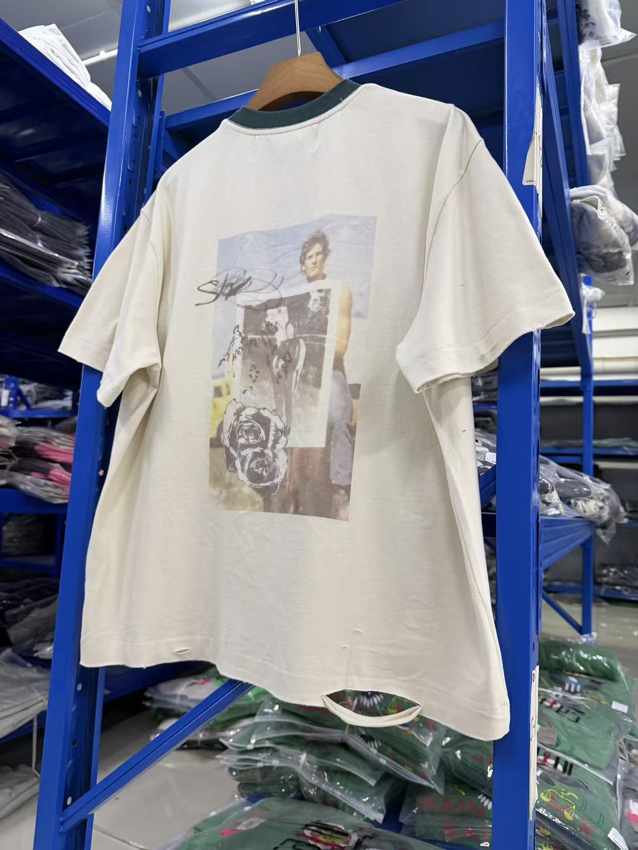 Paly Hllywd Back to Life Ringer Washed White T-Shirt™