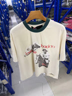 Paly Hllywd Back to Life Ringer Washed White T-Shirt™