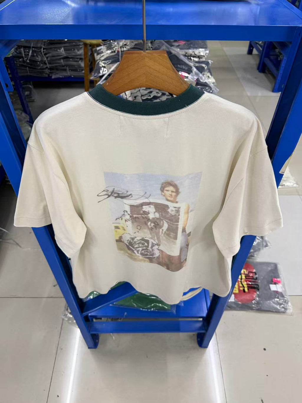 Paly Hllywd Back to Life Ringer Washed White T-Shirt™