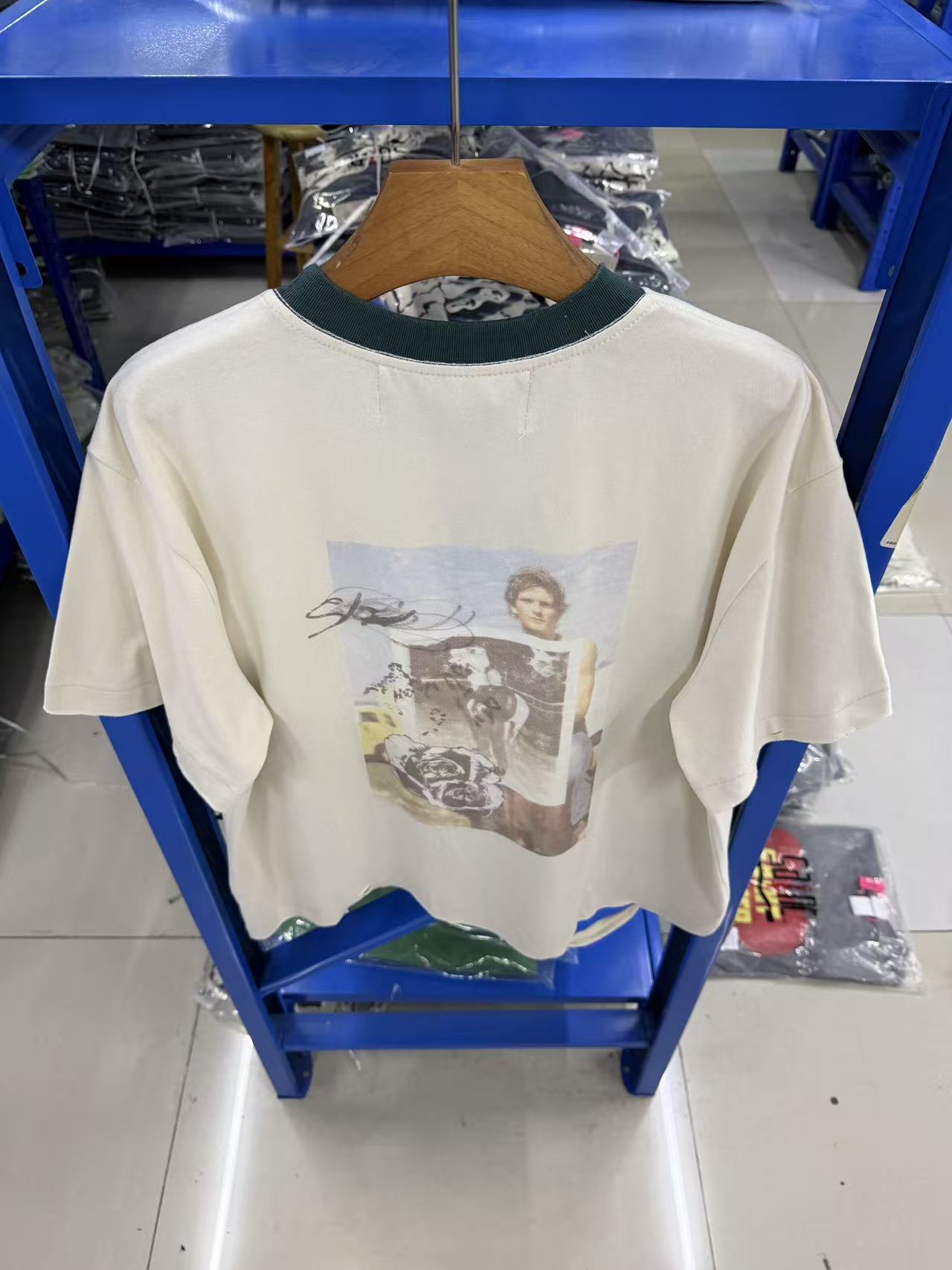 Paly Hllywd Back to Life Ringer Washed White T-Shirt™