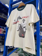 Paly Hllywd Back to Life Ringer Washed White T-Shirt™