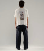 Paly Hllywd Back to Life Ringer Washed White T-Shirt™