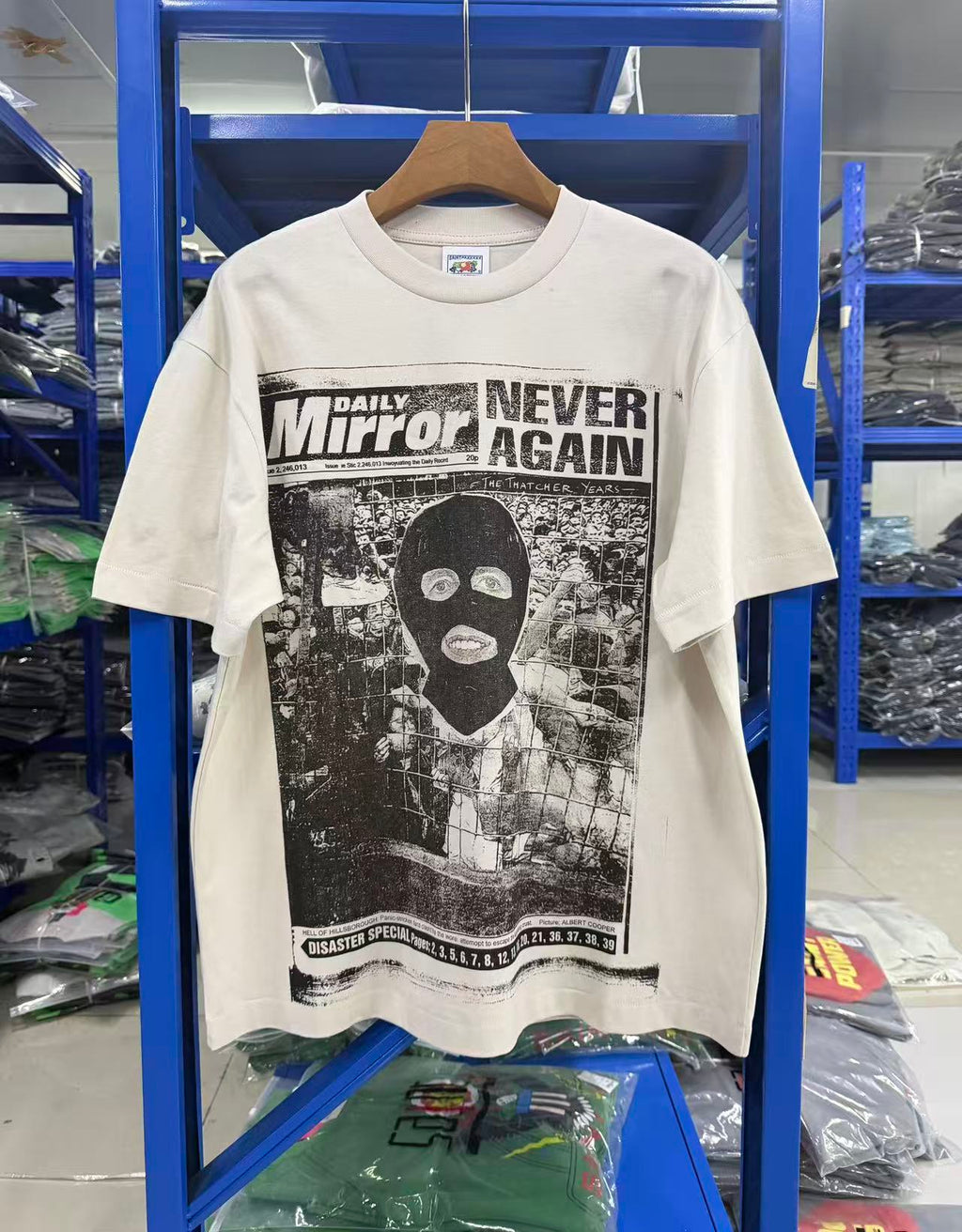 SNT Mxxxxxx x Jamie Reid Mask White T-Shirt™