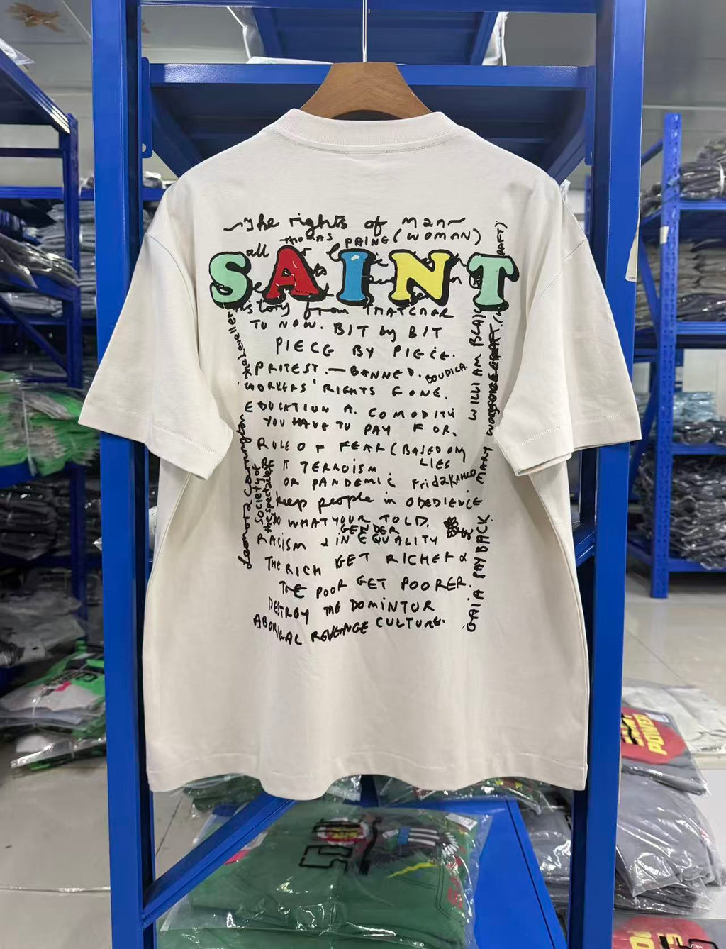 SNT Mxxxxxx x Jamie Reid Mask White T-Shirt™