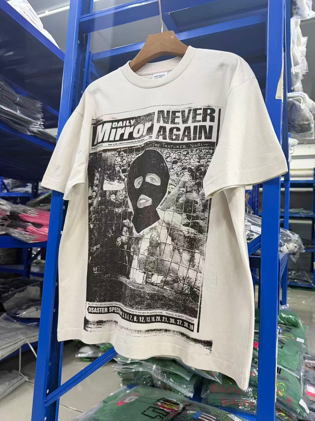 SNT Mxxxxxx x Jamie Reid Mask White T-Shirt™