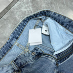 Black Cross Patch Denim Shorts™