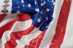 Vertical USA Flag White T-Shirt™