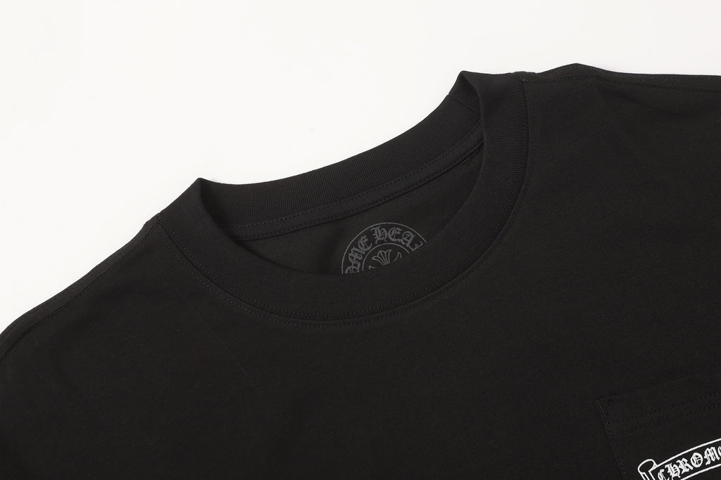 Vertical USA Flag Black T-Shirt™