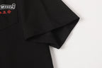 Vertical USA Flag Black T-Shirt™