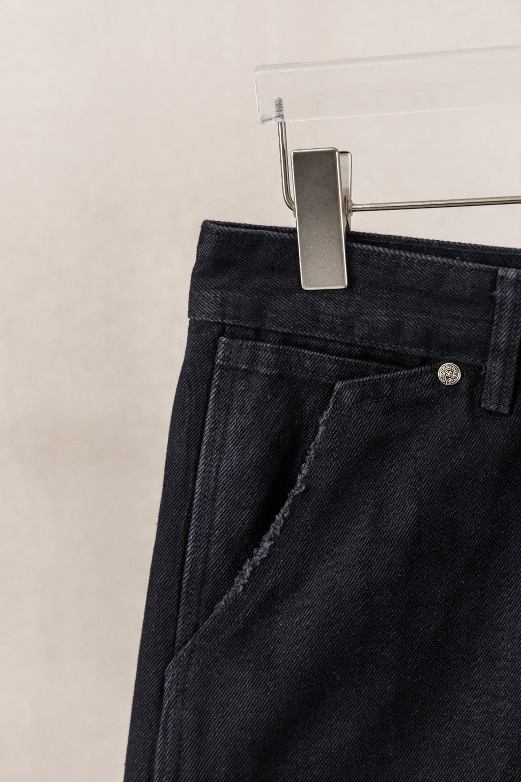 Yellow Blue Pink Cross Patch Black Jean Shorts™
