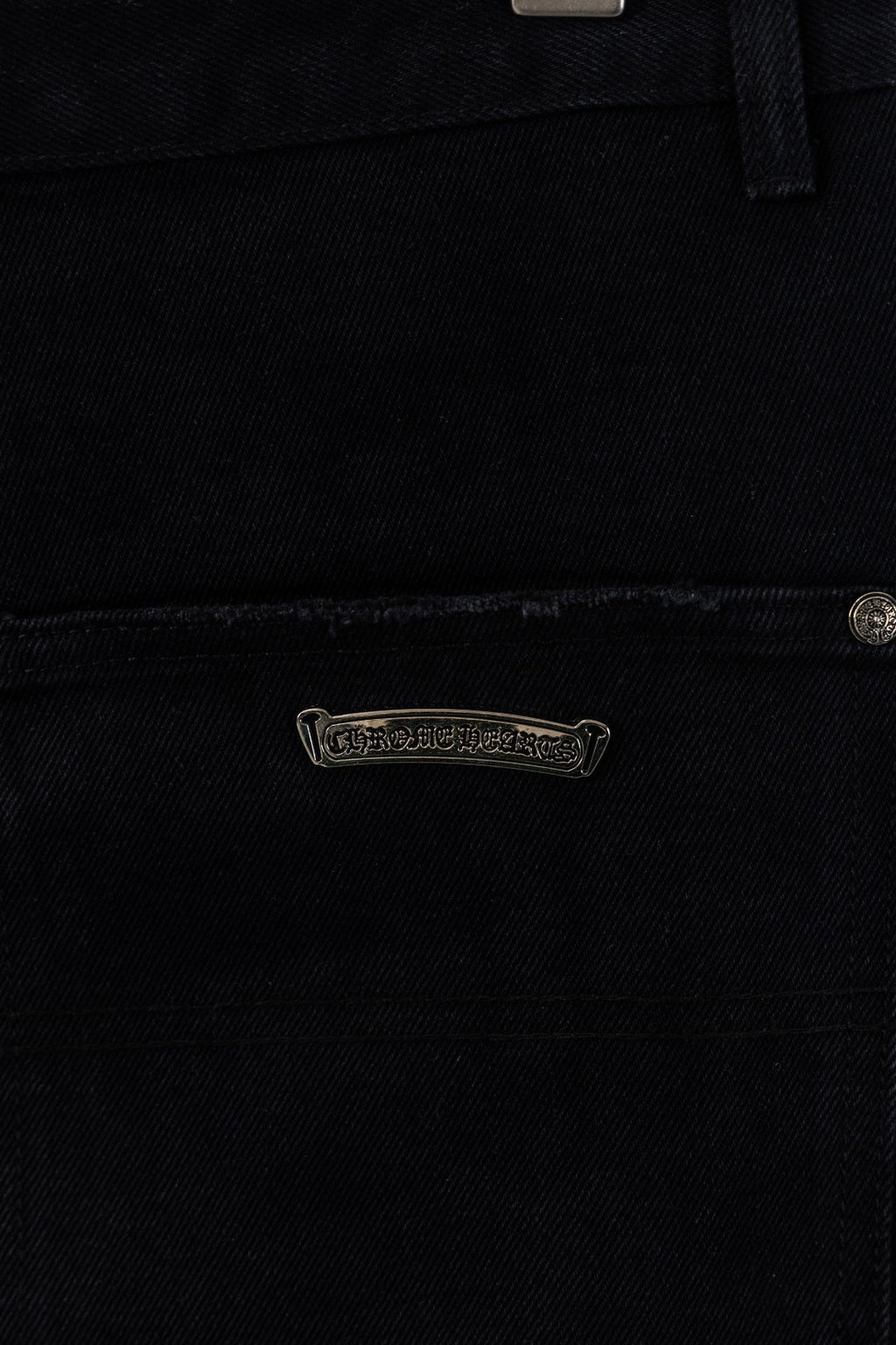 Yellow Blue Pink Cross Patch Black Jean Shorts™