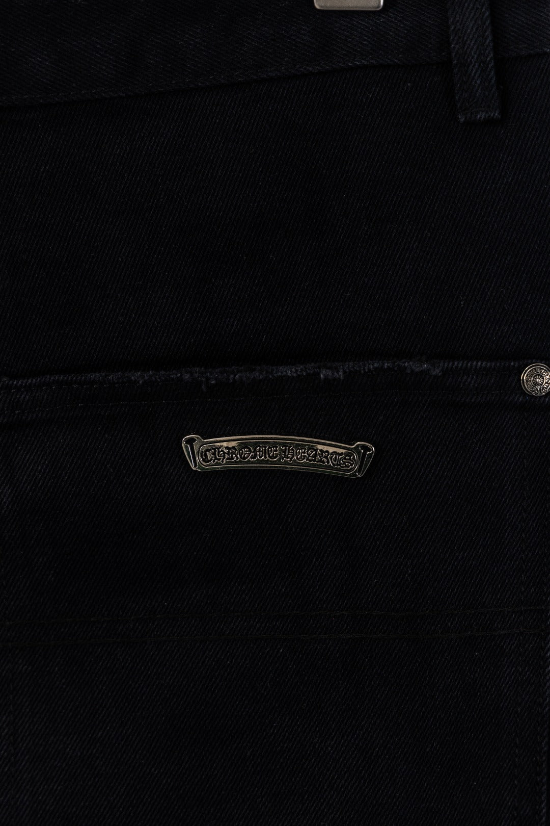Yellow Blue Pink Cross Patch Black Jean Shorts™